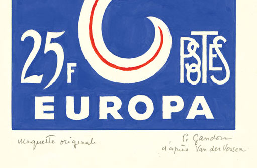 France_1958_Yvert_1174-Scott_890_unadopted_Europa_25f_1958_MAQ_detail_b
