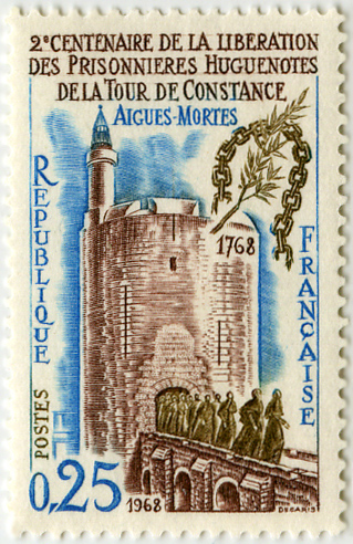 France_1968_Yvert_1566-Scott_1219_Constance_Tower_IS