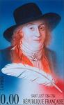 France_1991_Yvert_2703a-Scott_2259d_unadopted_Saint_Just_MAQ