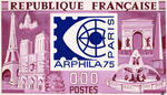 France_1975_Yvert_1830ab-Scott_1425_unadopted_Arphila_75_MAQ