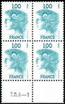 France_1976_Yvert_1892b-Scott_1496_unissued_1f_Marianne_by_Excoffon-Durrens_blue-green_ten_ESS