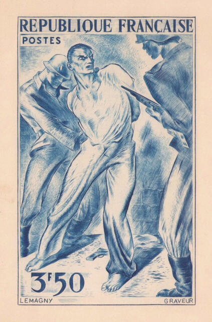 France_1947_Yvert_790b-Scott_588_unadopted_3f50_Resistance_without_inscription_blue_aa_AP_detail_a