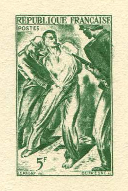 France_1947_Yvert_790a-Scott_588_unadopted_Resistance_without_inscription_green_a_AP_detail_a