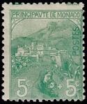 Monaco_1919_Yvert_28-Scott_B3_typo