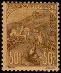 Monaco_1919_Yvert_31-Scott_B6_typo