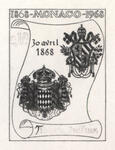 Monaco_1968_Yvert_744a-Scott_684_unadopted_Abbaye_Nullius_Diocesis_1er_etat_black_AP_detail_a