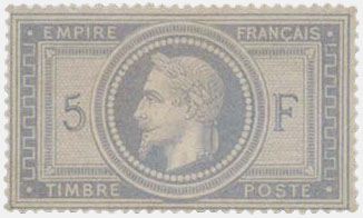 France_1869_Yvert_33-Scott_typo