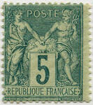 France_1876_Yvert_75-Scott_typo