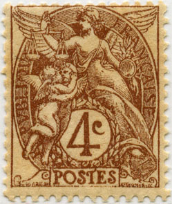 France_1900_Yvert_110-Scott_typo