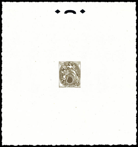 France_1900_Yvert_107-Scott_1er_etat_sepia_typo