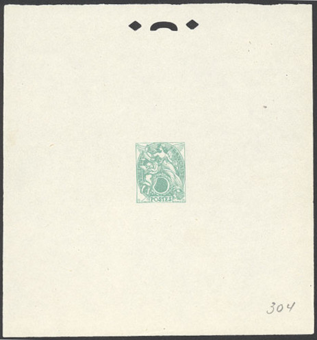 France_1900_Yvert_107-Scott_1er_etat_green_304_typo