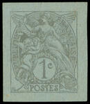 France_1900_Yvert_107-Scott_grey_on_grey_typo