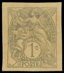 France_1900_Yvert_107-Scott_grey_on_yellow_typo