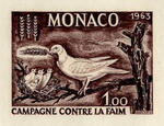 Monaco_1963_Yvert_611a-Scott_544_unadopted_Dove_campaign_against_hunger_sepia_ATP_detail_a