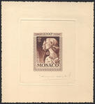 Monaco_1959_Yvert_PA72b-Scott_C55_unadopted_1000f_Grace_et_Rainier_III_maigre_brown_e_AP