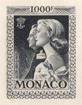 Monaco_1959_Yvert_PA72a-Scott_C55_unadopted_1000f_Grace_et_Rainier_III_gros_black_d_AP_detail