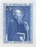 Monaco_1968_Yvert_746a-Scott_686_unadopted_St_Benedict_blue_ea_AP_detail