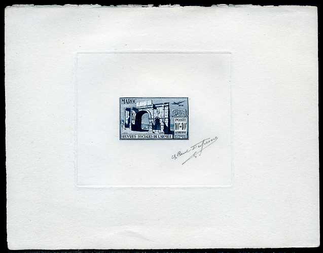 Morocco_1950_Yvert_PA79-Scott_CB40_blue_a