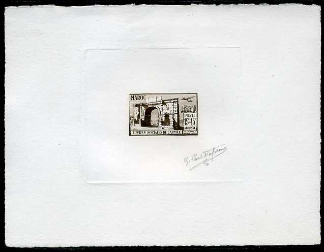 Morocco_1950_Yvert_PA80-Scott_CB41_dark-brown_a