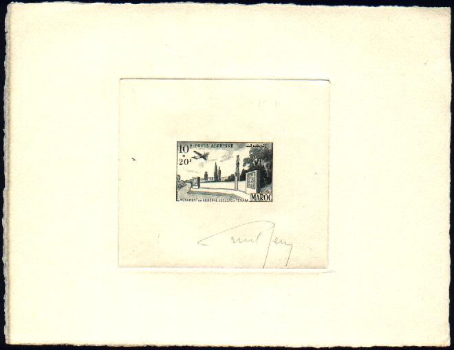 Morocco_1952_Yvert_PA91-Scott_C_dark-green