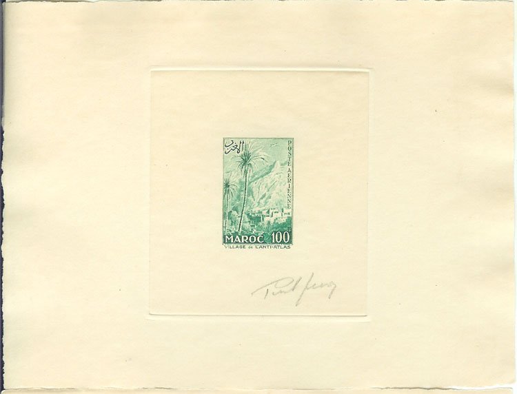 Morocco_1955_Yvert_PA100-Scott_C53_green_b