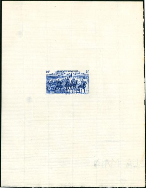 Fr_West_Africa_1946_Yvert_PA5-Scott_C5_blue
