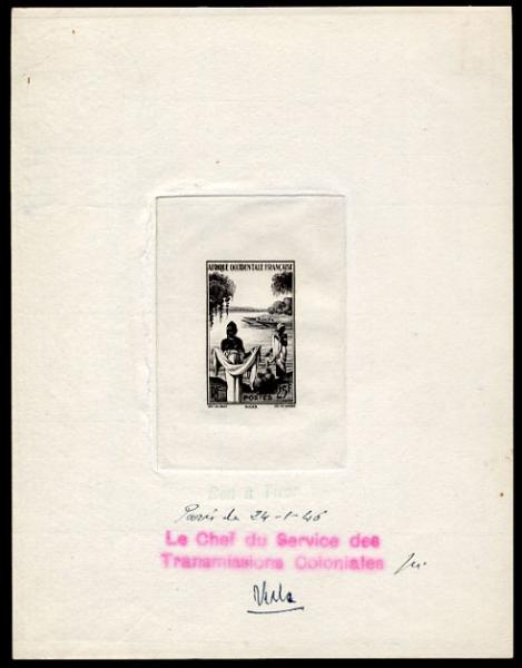 Fr_West_Africa_1947_Yvert_42-Scott_54_black_bon_a_tirer_a