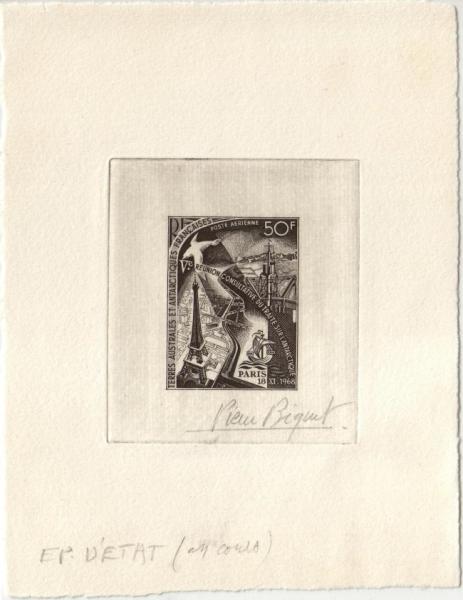 FSAT_1969_Yvert_PA18-Scott_C17_etat_black