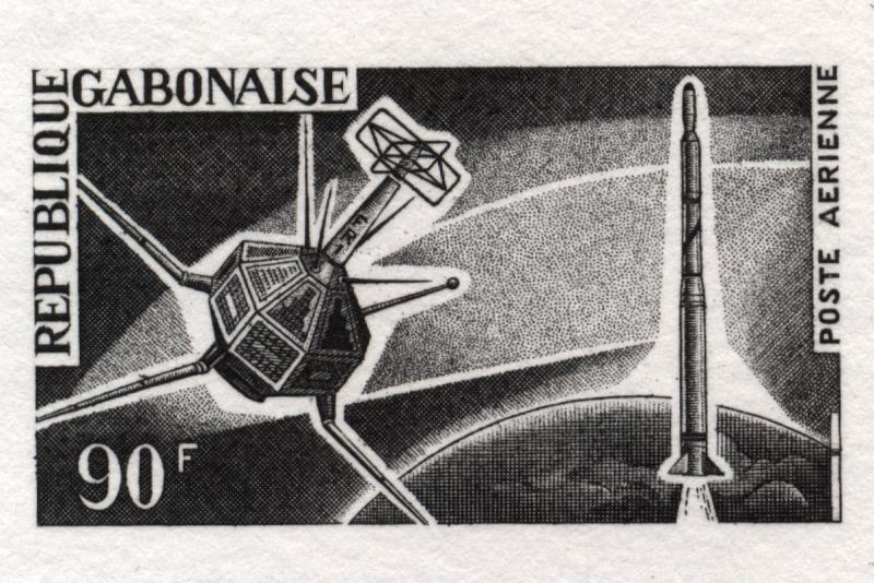 Gabon_1966_Yvert_PA46-Scott_C44_black_a_detail