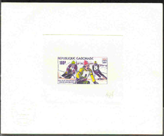 Gabon_1976_Yvert_PA176-Scott_C174_hand_multicolor