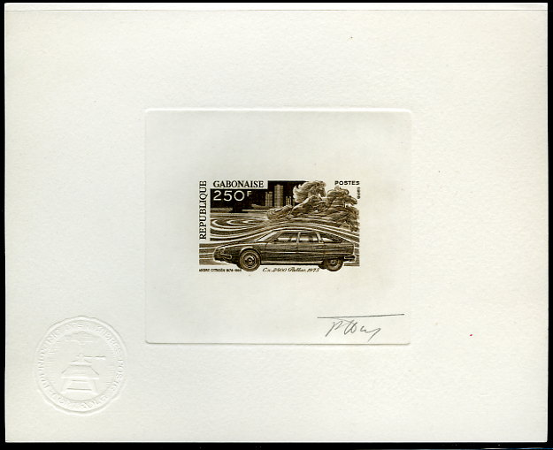 Gabon_1978_Yvert_BF29-Scott_400b_dark-brown