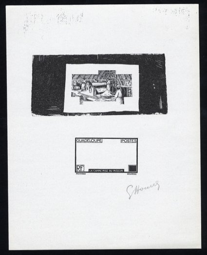 Guadeloupe_1928_Yvert_99-Scott_etat_black_typo_c