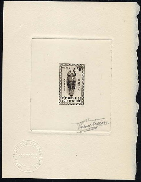 Ivory_Coast_1960_Yvert_188-Scott_178_sepia
