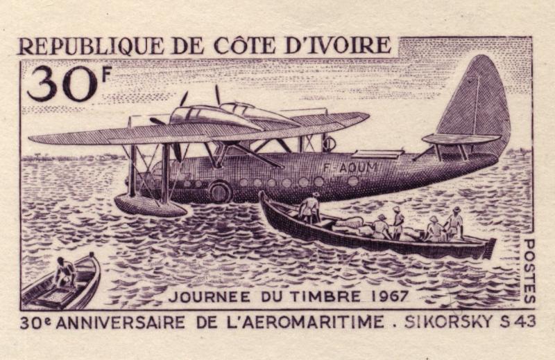 Ivory_Coast_1967_Yvert_259-Scott_252_violet_d_detail