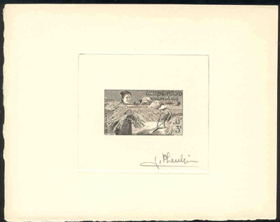 Laos_1957_Yvert_40-Scott_37_black_ab