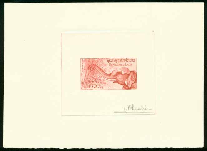 Laos_1958_Yvert_45-Scott_42_red_bb