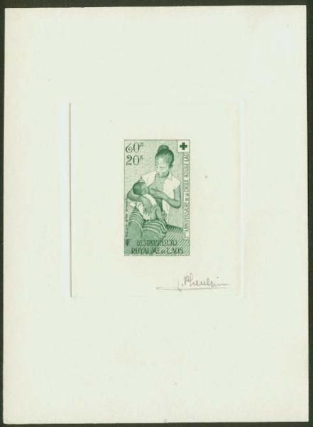 Laos_1958_Yvert_PA34-Scott_C34_green_ab
