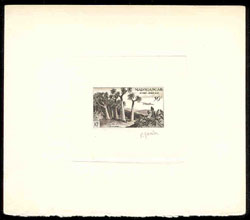 Madagascar_1954_Yvert_PA75-Scott_C58_sepia_b