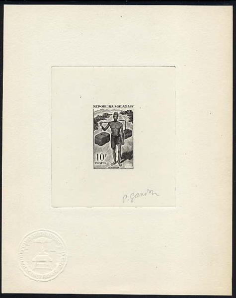 Madagascar_1965_Yvert_412-Scott_373_black