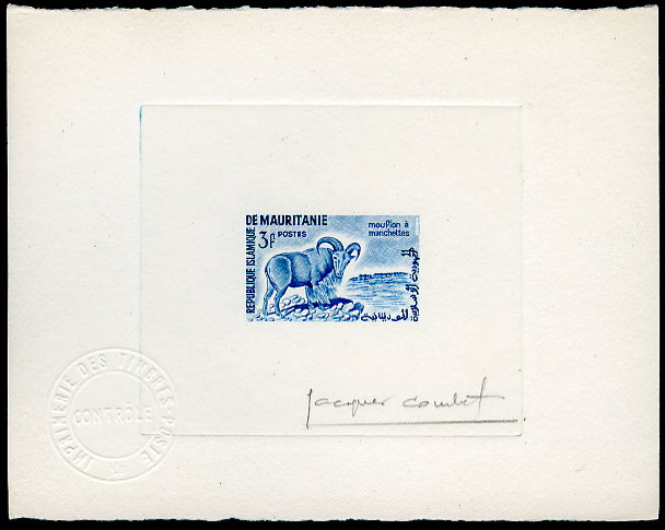 Mauritania_1961_Yvert_143-Scott_122_blue_aa