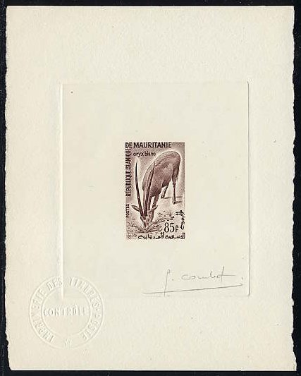 Mauritania_1961_Yvert_153-Scott_133_dark-brown