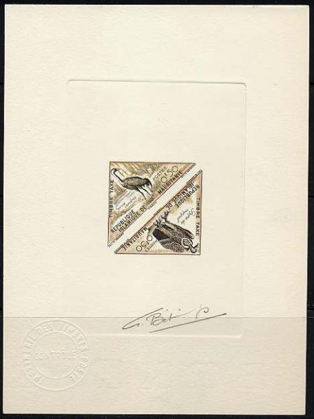 Mauritania_1963_Yvert_Taxe_34-35-Scott_J26-27_multicolor_a