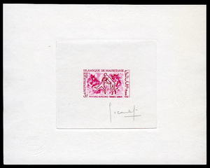 Mauritania_1966_Yvert_219-Scott_217_lilac-red