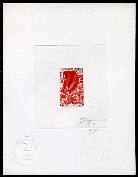 Mauritania_1968_Yvert_255-Scott_253_red-brown_a