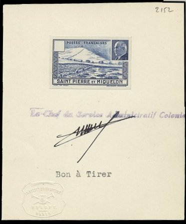 St_Pierre_1941_Yvert_211-Scott_206B_etat_blue