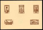 Syria_1934_Yvert_221_+_226_+_235_+_238_+_PA60-Scott_etat_brown