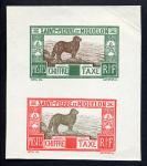 St_Pierre_1932_Yvert_Taxe_21-Scott_J21_sepia_+_red_+_green_typo