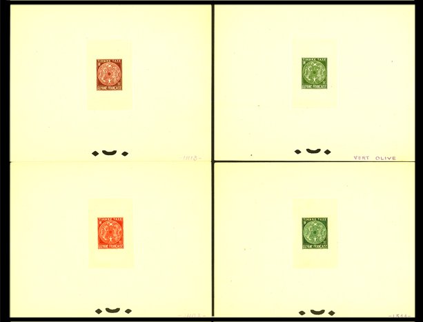 Fr_Guyana_1947_Yvert_Taxe_24-Scott_J24_different_colors_c