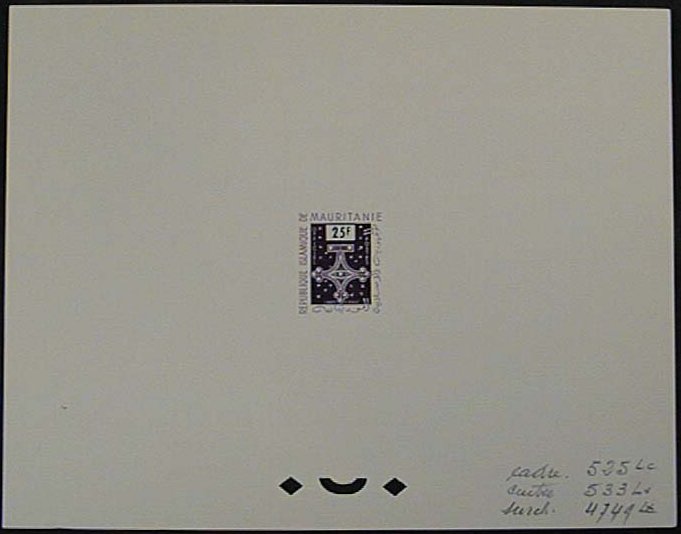 Mauritania_1961_Yvert_Taxe_7-Scott_J_violet_cadre_525_Lc_centre_533_Lx_overprint_4749_Lx_typo