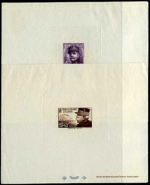 France_1940_Yvert_454-55-Scott_B97-98